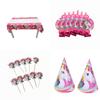 Whimsical Unicorn Kids Birthday Party Supplies Set Including Cheerful Plates Cups And Napkins