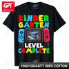 Kindergarten Level Complete Last Day of School Graduate Boys TShirt Sons Nephew Graduated Gift Short Sleeve Blouses Graphic Tee