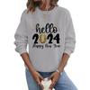 Crew Neck Sweater Christmas Long Sleeve