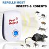 Ultrasonic Insect Rodent Repeller, 6 Pack Ultrasonic Rodent Repeller, Ultrasonic Pest Repeller Tw
