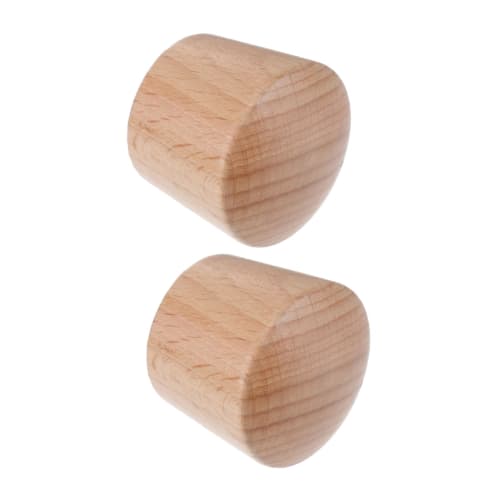 

WATIIFUFU 2-Piece Wooden Pot Lid Knob Replacement Soup Pot Lid Handle, Universal, Easy to Grip, Easy to Clean, Durable