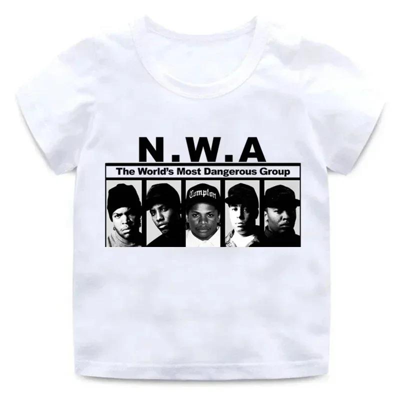 NWA Straight Outta Compton Graphic Print T Shirt Unisex Women Fashion Crew Neck Short Sleeve Plus Size Unisex