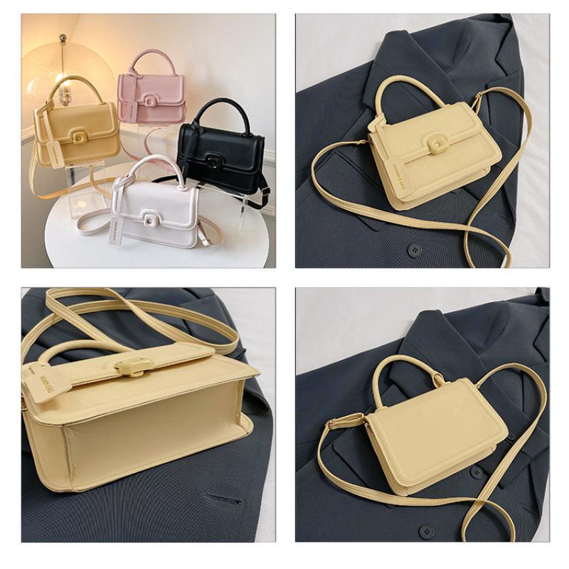 Tooxika Новая популярная модная сумка через плечо Маленькая квадратная сумка жёлтый — фото 10