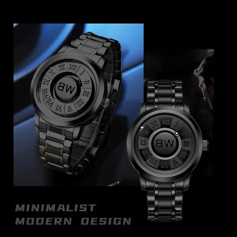 Men Wristwatches Top Brand Luxury Stainless Steel Band Creative Design Unique Men Quartz Watches