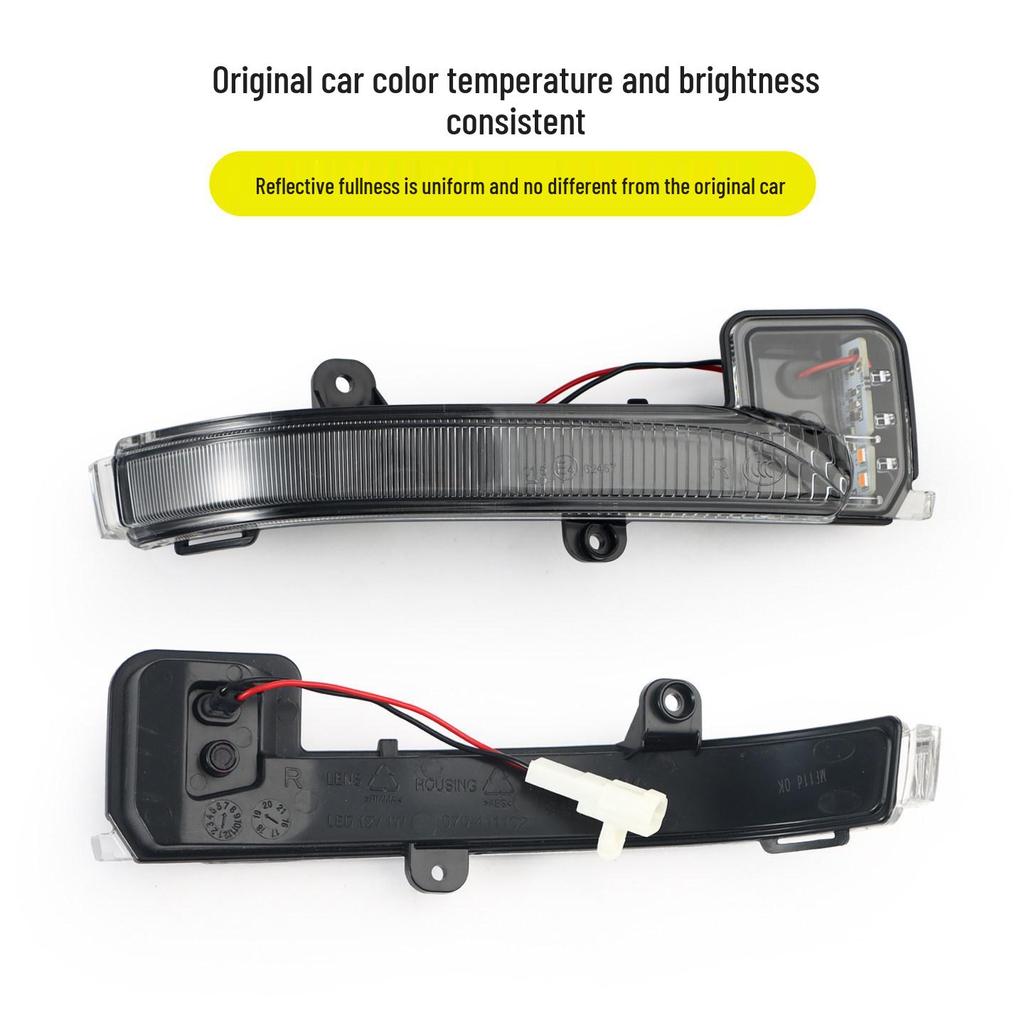 Baojun 730 Rearview Mirror Frame for 2017-2021 Models: Reflective Mirror Lens & Turn Signal Cover.