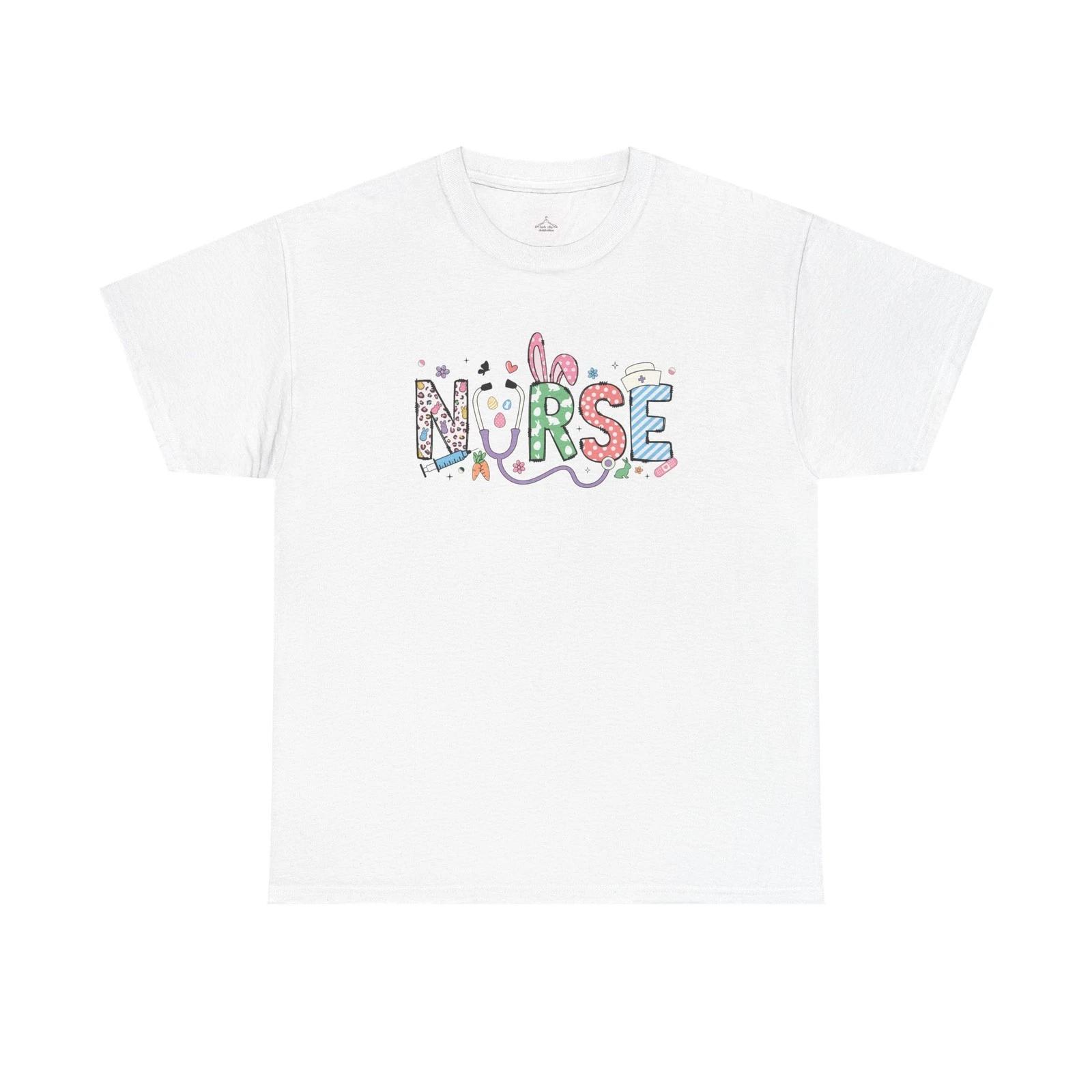 Nurse Easter Unisex Tee, Gift for Nurses, Cute Nurse Shirt, Healthcare 4XL
