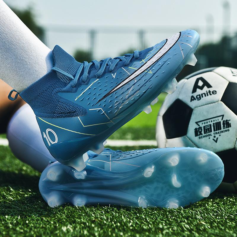 2025 Seamless Football Shoes Tf Broken Nails Artificial Turf AG Nails Boys and Girls Adolescent Student Training Shoes