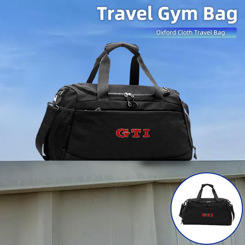 Car Logo Oxford Waterproof Travel NHTFJS Bags Hand Luggage Large Capacity Duffle Fitness Bag For Volkswagen VW Golf Polo Tiguan Passat