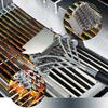 Grill Grate Barbecue Brush and Scraper Handle Barbecue Cleaning Brush with Stainless Steel Bristles Barbecue Grate Cleaner