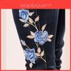 Premium Fashion Embroidered Women Skinny Sexy High-elastic Jeans For Casual Elegance
