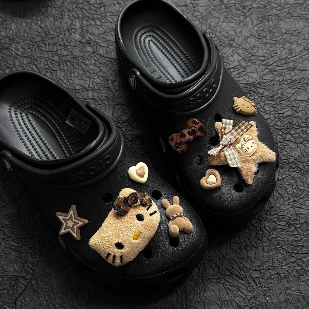 Hello Kitty Crocs Cute Cartoon Shoe Charms: DIY Detachable Decorations