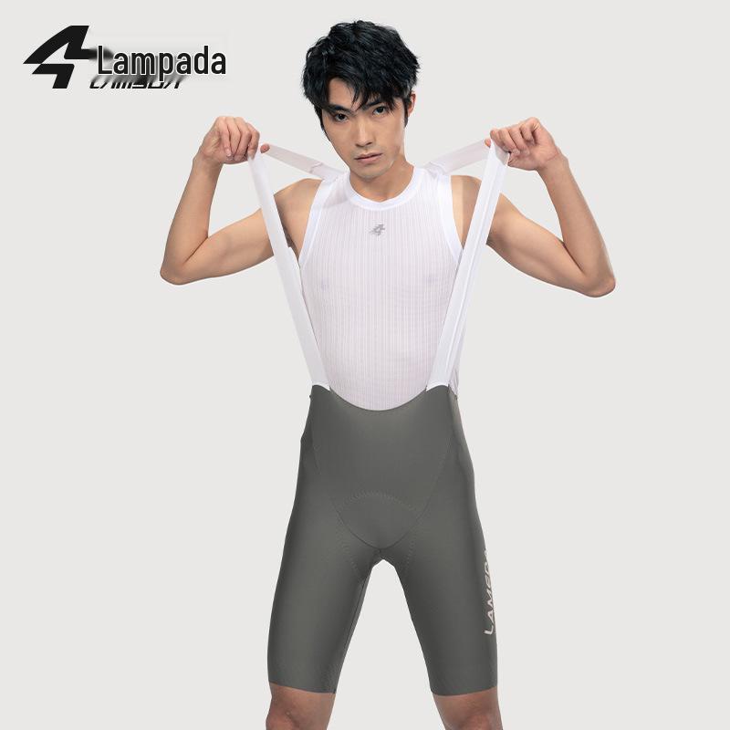 Lampaida Quick-Dry Men's Cycling Bib Shorts - Breathable for Spring/Summer