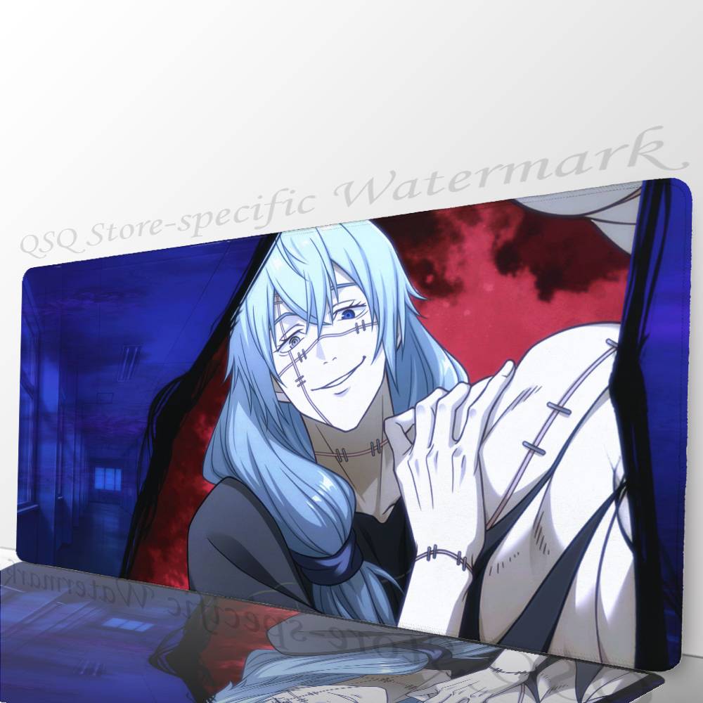 

M-mahito Jujutsu Kaisen Anime Mousepad Mouse Mat Desk Mat With Pad Gaming Accessories Prime Gaming XXL Keyboard Pad Padding Ma LockEdge700x300x2mm
