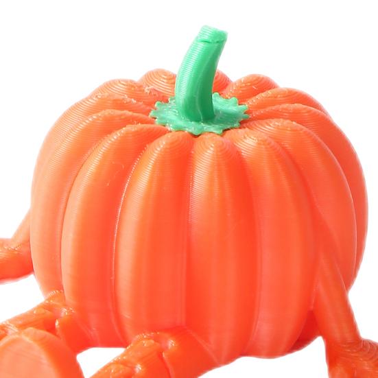 3D Printed Fruit Figurine with Articulated Legs Movable Joints Banana