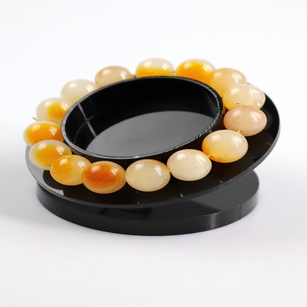 Transparent Bracelet Bangle Display Plate Round Watch Display Rack Fashion Bracelet Organizer