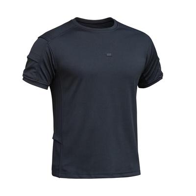 T-shirt da uomo tattica traspirante ad asciugatura rapida con girocollo