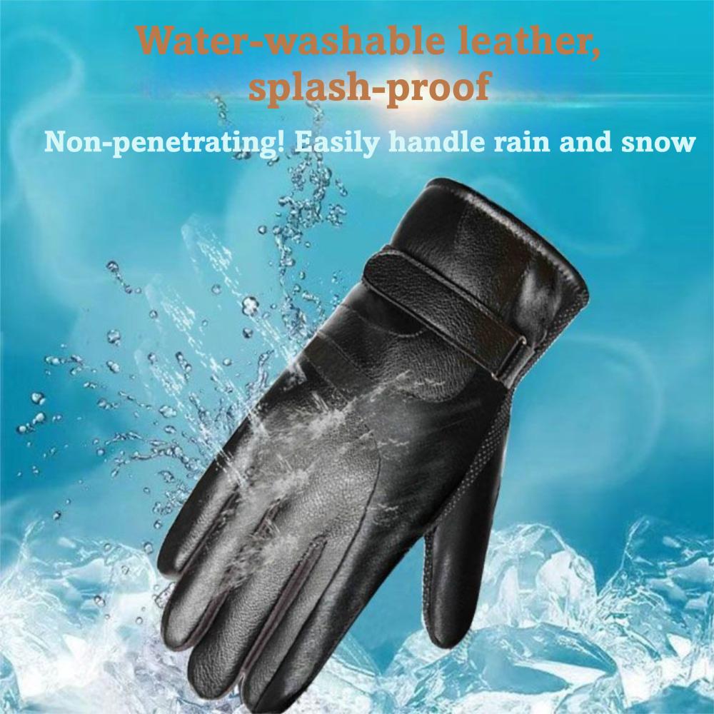 Touchscreen Motorcycle Gloves Thickened Fleece Winter Gloves  Winter Outdoor Activities
