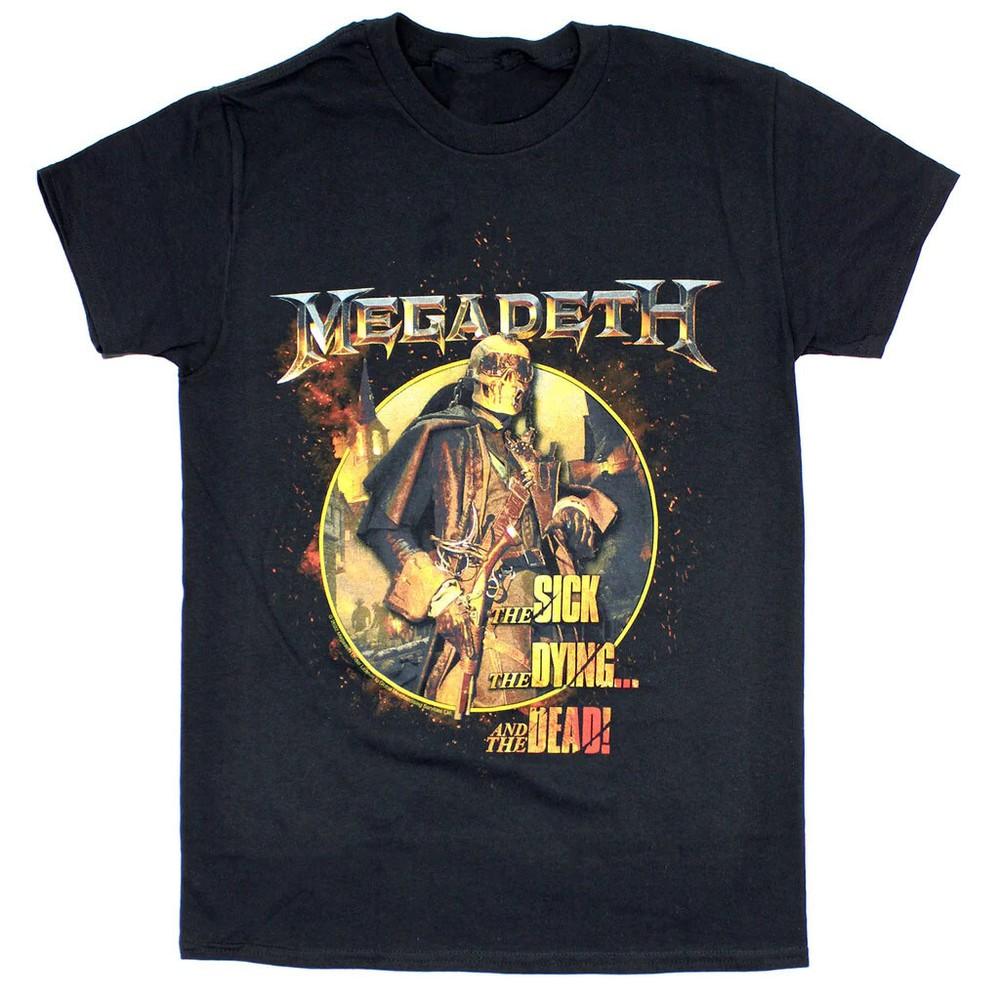MEGADETH Sick Dying Circle T-shirt Unisex Thrash Metal Band Tee M