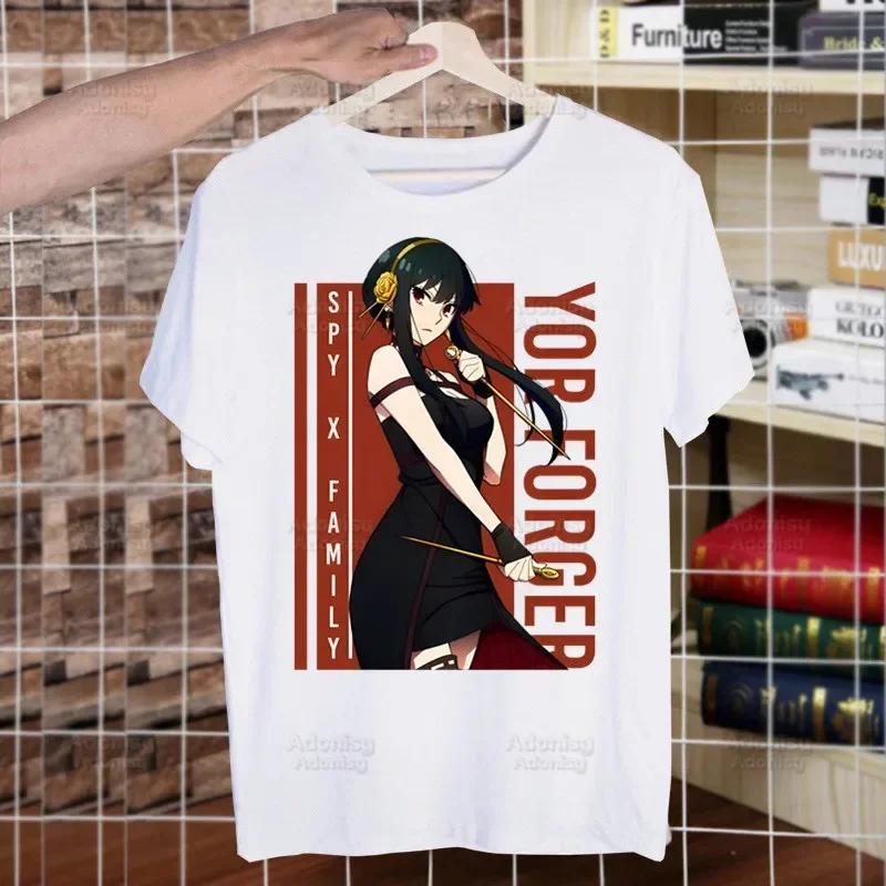 Spy X Family Spy Family Anya Smug Tshirt Men Shirt Harajaku Mens Casual Yor Forger Loid Forger Bond Forger Tee Short Sleeve Tops