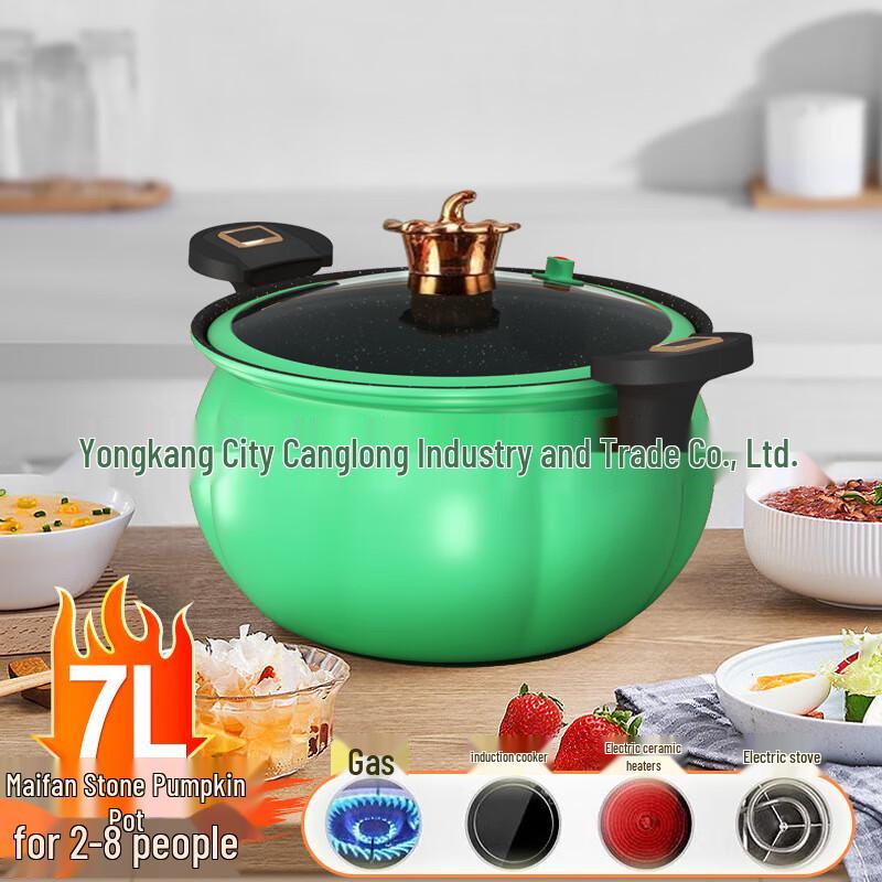 Wutuo Double Handle Cast Iron Multipurpose Pot