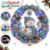 Dekorativer Weihnachts-Kranz Anhänger Funkelndes DIY Hänge-Set Weihnachts-Schmuck