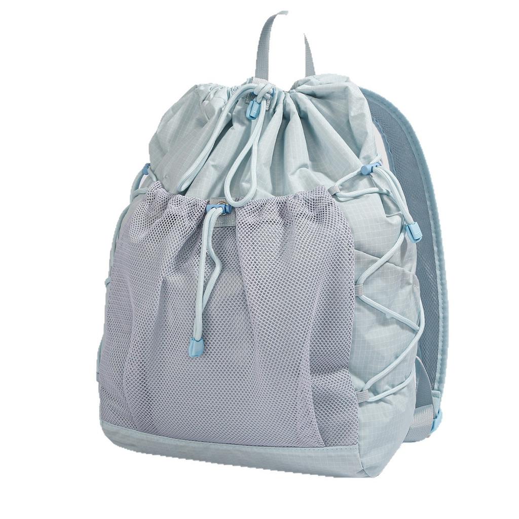 Schulrucksack Japanischer hochdichter Canvas Kordelzug Outdoor-Rucksack Große Kapazität Lässig Einfach Spritzwassergeschützt Leichtgewicht Bergsteigen Wandern Tasche