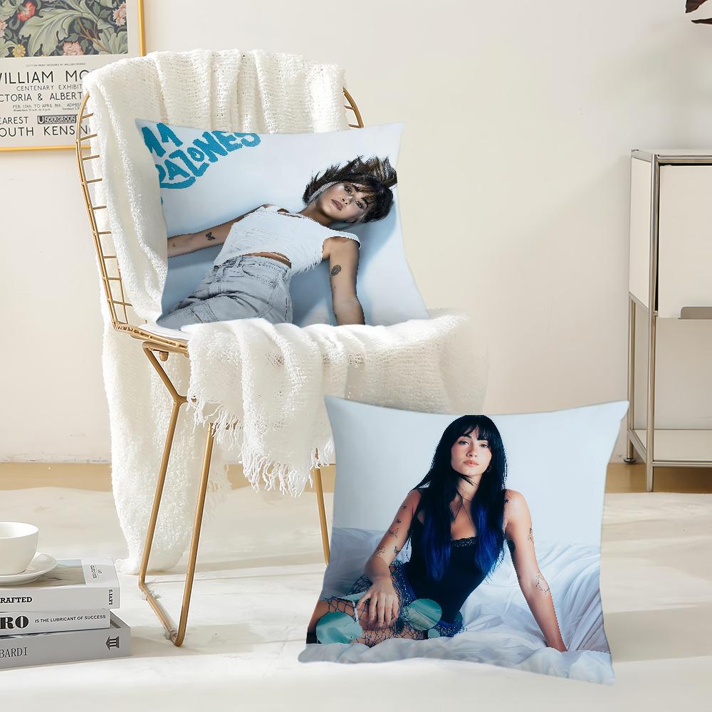 A-Aitana Singer O-Ocana Pillow Case Suitable For Bedrooms Living Rooms Cars Home Decoration