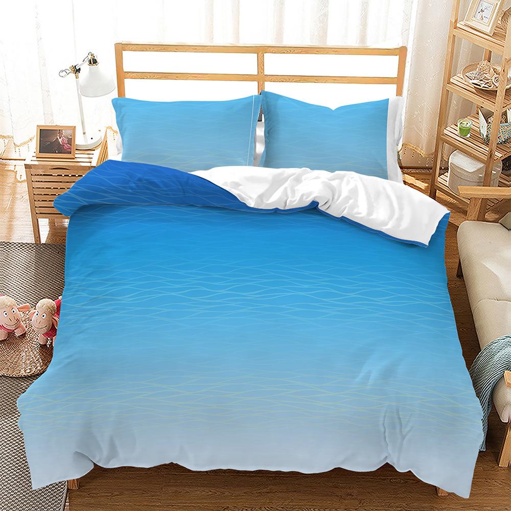 

Морской корабль кровать трехсекционный пододеяльник 3D цифровая печать комплект из четырех предметов 135 * 200 (two-piece set) 90g