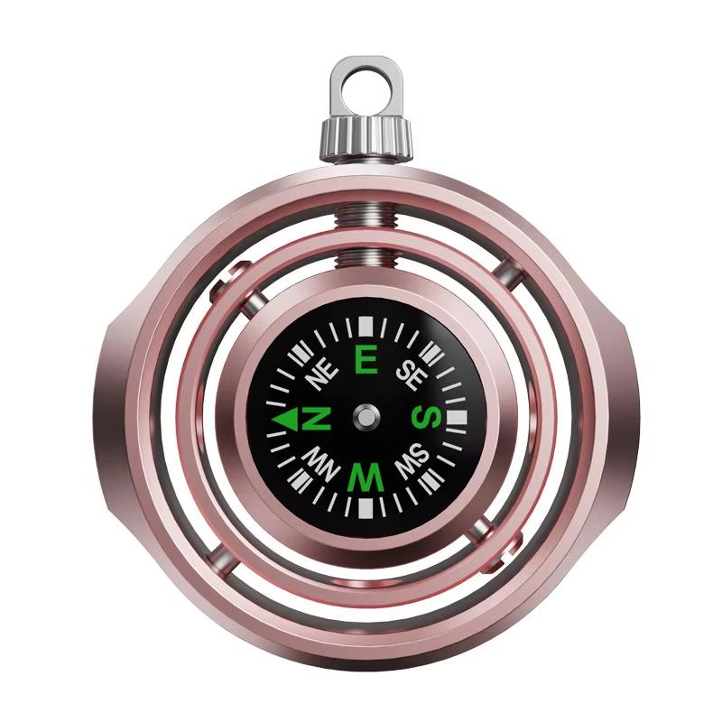 

EDC Fingertip Slider Fingertip Toy Adult Stress Relief Magnetic Metal Target Push-Pull Slider Finger Push Rotating Coin Stress R size: 48*42*12mm