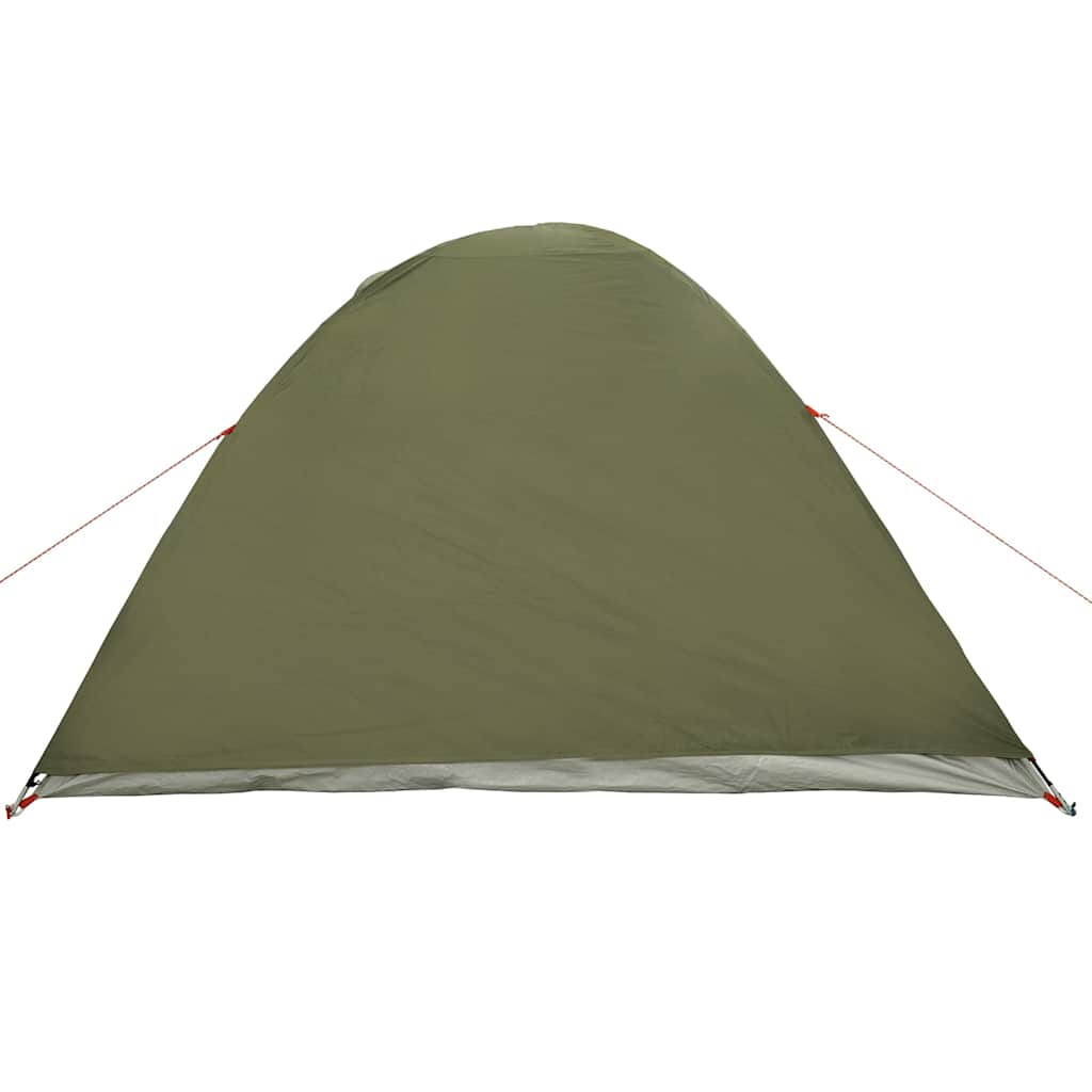 Dome Camping Tent for 4 Persons Olive Green Waterproof