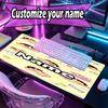 Custom Name Personalized Crayon Shin Pattern Mousepad, Laptop PC Desk Mat, Decorative Desk Mat for Home Keyboard Pad Gift