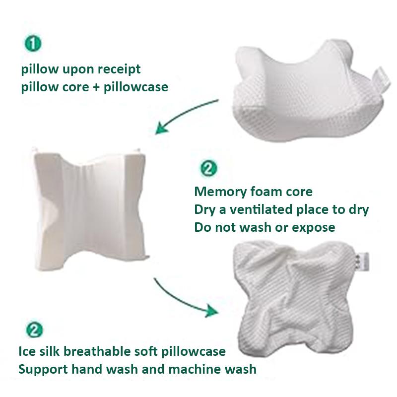 Memory-Schaumstoffkissen mit Armloch Anti-Taube Hand Schreibtisch-Nickerchen Schlafkissen Multifunktionell Orthopädisch Gesundheit Nacken Partnerkissen