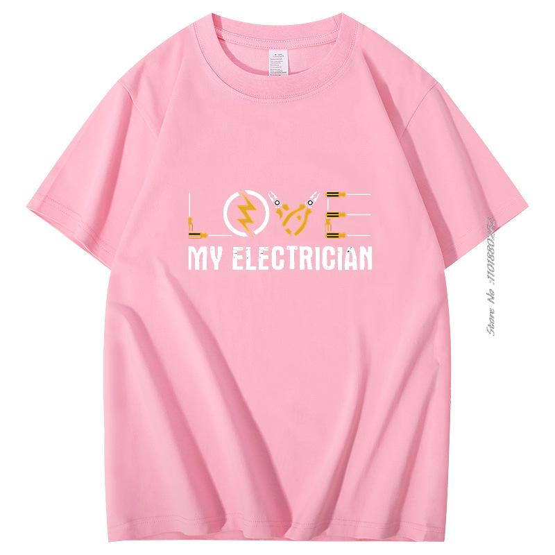 Summer Cotton Tshirt My Electrician Gifts Print T Shirt Fashion New Shirts And Tshirts Short Sleeve Tshirts Male Clothes
