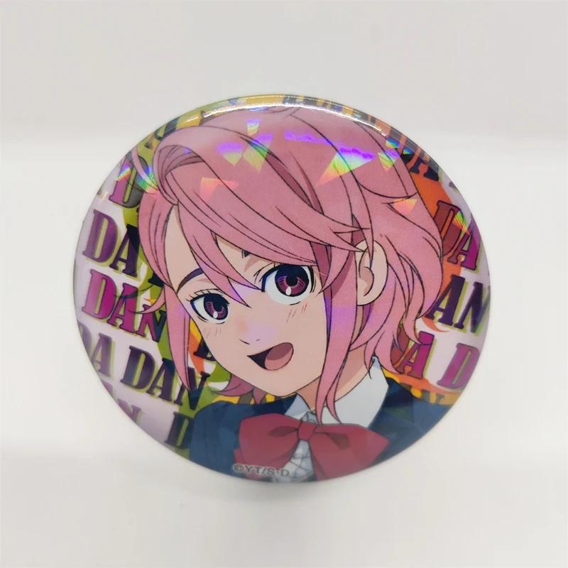 HOT Anime DANDADAN S.h.figuarts Dandadan Ayase Momo Takakura Ken Pin Badge Cartoon Decor Creative Brooch Gifts for Fans
