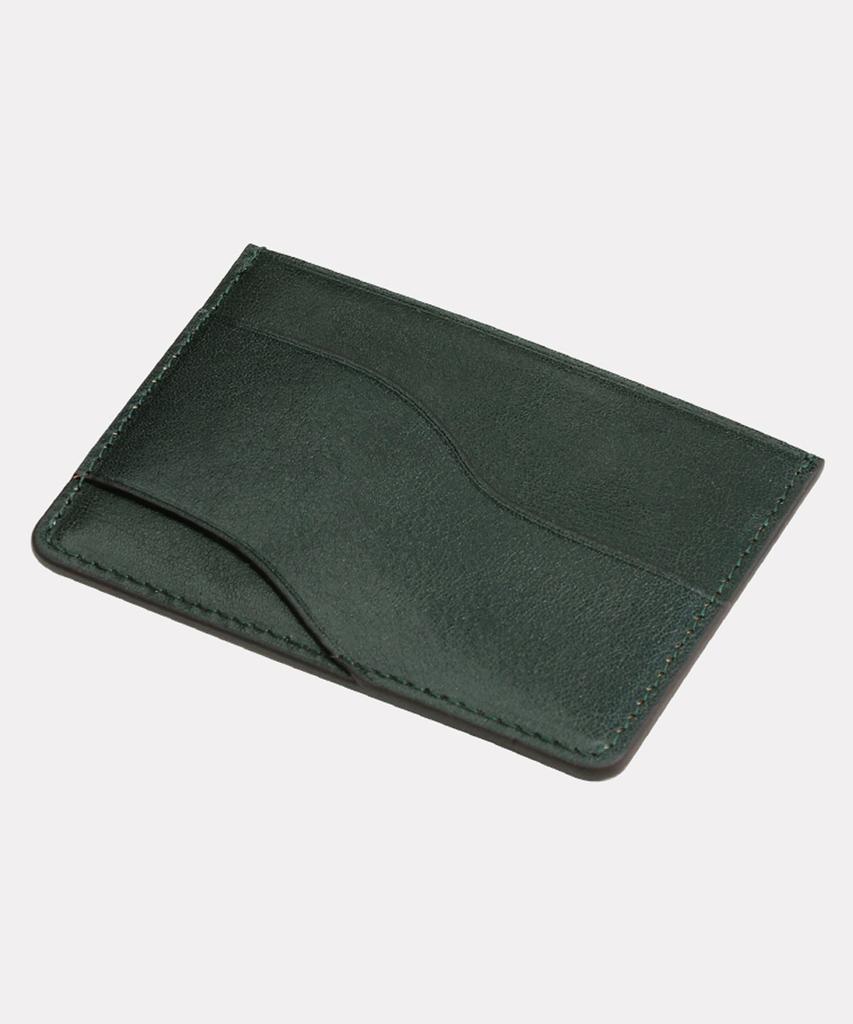 Matt New Vecchio Cowhide Card Holder Green