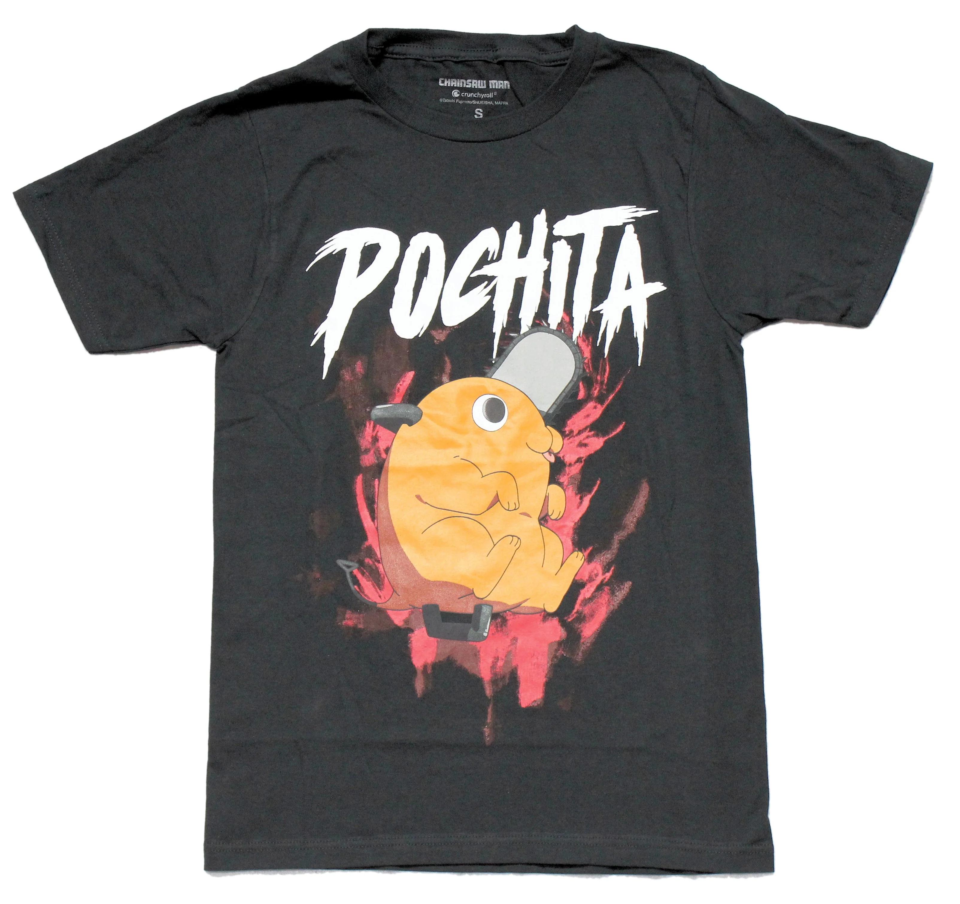 

Chainsaw Unisex Pochita Cute Anime Print T Shirt 2026 New Summer Unisex Oversized Streetwear Casual Short Sleeve Tee Tops S