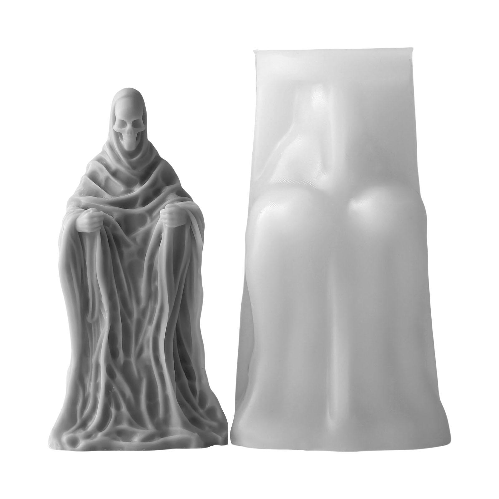 

Хэллоуин Череп Силиконовая Форма Для Свечей Мыла Ручной Работы Многоразовая Гибкая Детальный Дизайн Легкое Извлечение Нетоксичный Экологичный Материал 5331