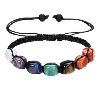 Pulseiras coloridas de pedra natural são elegantes, europeias e americanas, e joias de pedra de alta qualidade