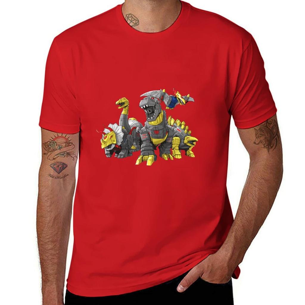 Dinobot By Bx Brix Tshirt Summer Top Blacks Korean Fashion Boys Animal Print Workout Shirts For Unisex