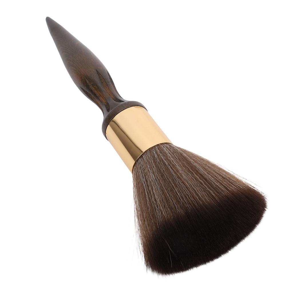 Neck Brush Remove Loose Hair Professional Grade Solid Wood Long Handle Ergonomic Neck Duster for Hairdressers Neck Brush