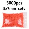1000/3000PCS Wholesale Red Green Oval Soft Rubber Luminous Fishing Beads Glowing Sink Beads For Fishing Rigs Fishing Lure Tackle