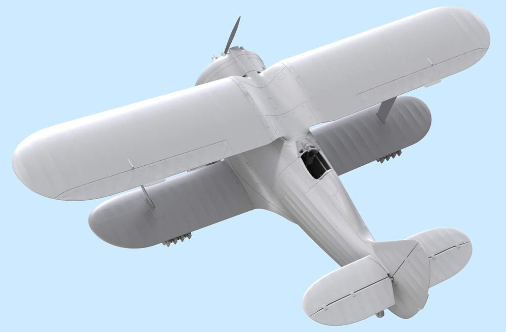 ICM Soviet Air Force Polikarpov Chaika Plastic Model 32010 1/32 I-153