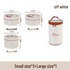 Round Multi-layer Stainless Steel Insulated Bento Box with Lid - Microwaveable Lunch Container for Office and Students.