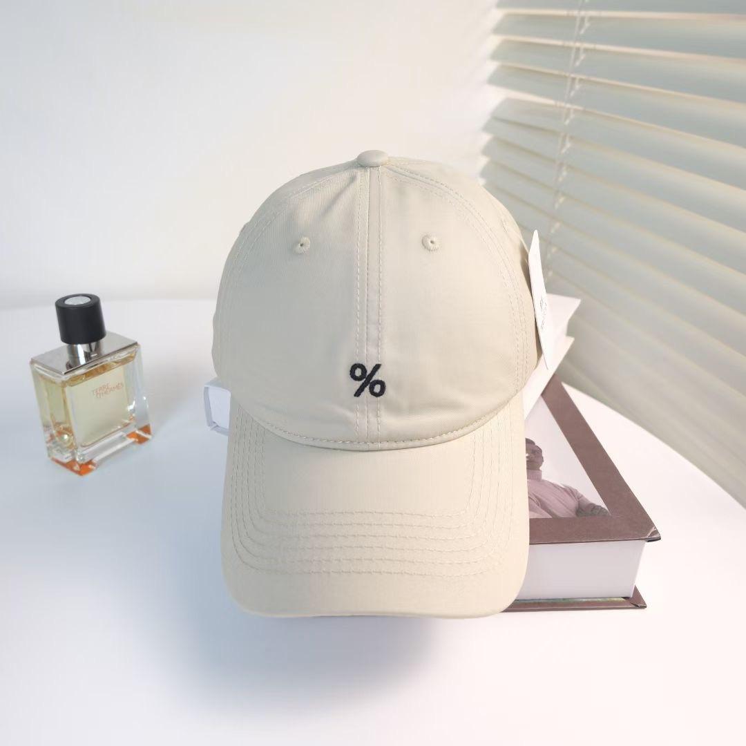 Spring And Summer% Embroidered Retro Baseball Cap Versatile Simple Washed Cotton Cap Shows Small Face Adjustable