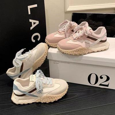 Student lichtgewicht casual sportschoenen dames muffin platform dad schoenen dames herfst nieuw ademend