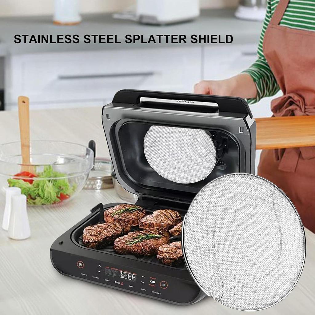 Replacement Splatter Shield for Ninja Foodi FG551 Air Fryer Reusable 6-in-1 Indoor Grill Splash Guard Accessories