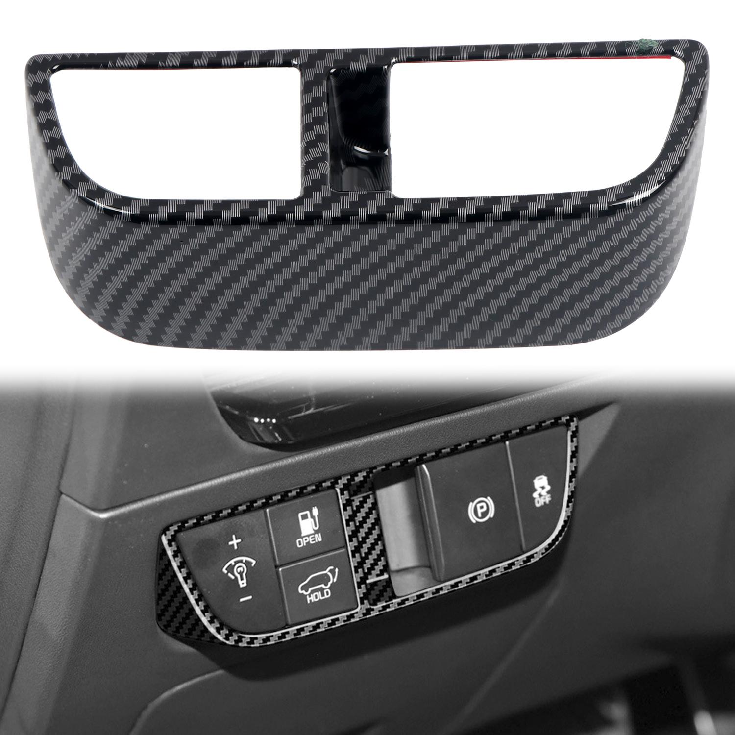 

Тільки Fit LHD! Для Kia EV6 2022 2023 автомобільні аксесуари ABS вуглецеве волокно зерниста внутрішня частина вимикача головного світла Накладка кришки