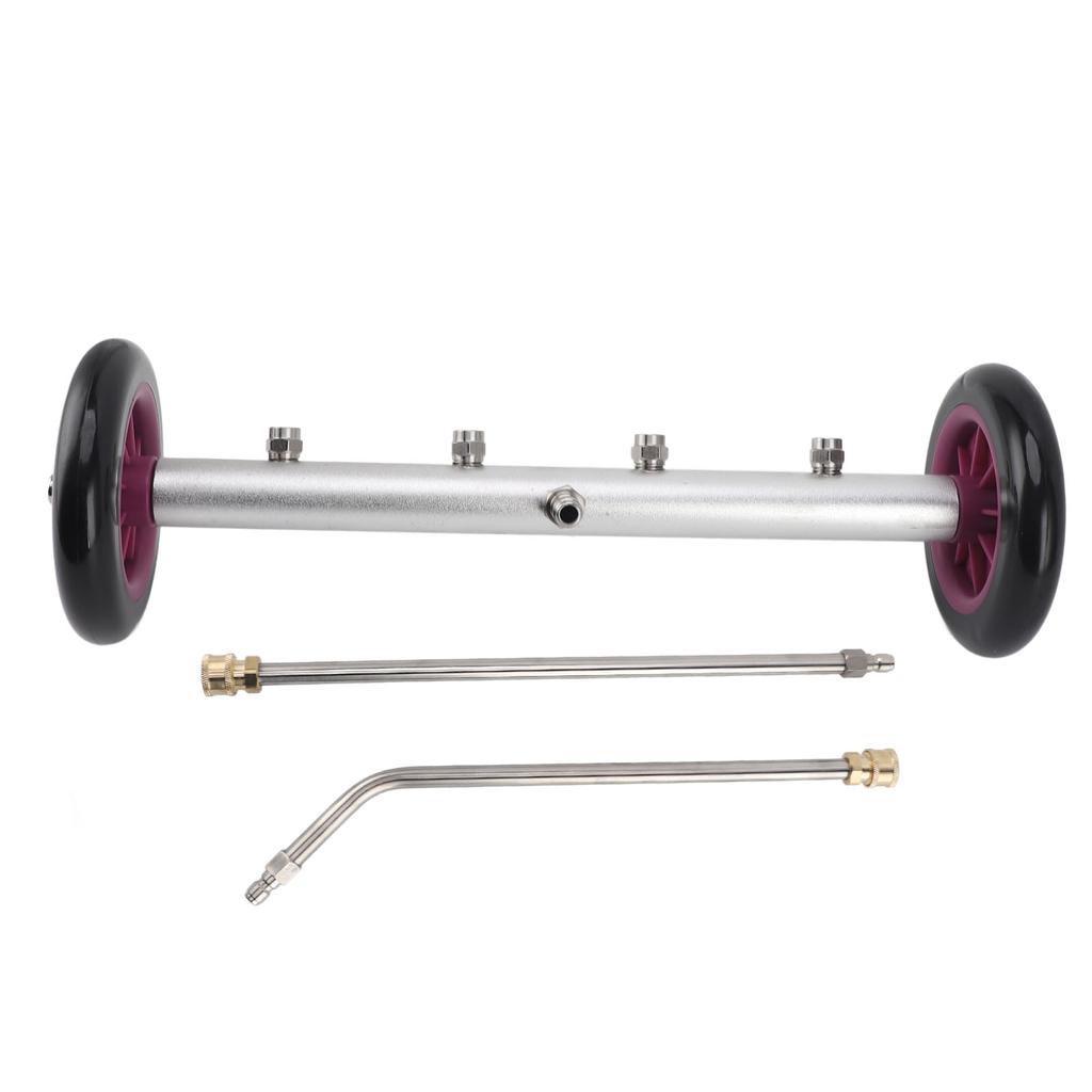 Undercarriage Cleaner 16 Inch 4000PSI High Pressure Under Car Wash Water Broom with Extension Rod