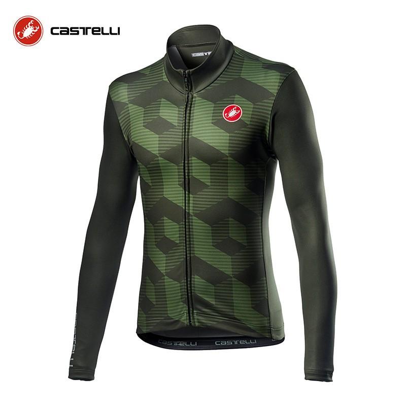 Fleece Thermal Cycling Jersey Winter Road Mountain Biking Unisex Warm Long Sleeve Bike Top