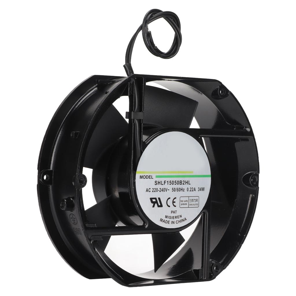 Cooling Fan 172mm Dual Ball Bearing Heat Resistant Case Fan for Heater Oven Drying Box Humidifiers 220‑240V